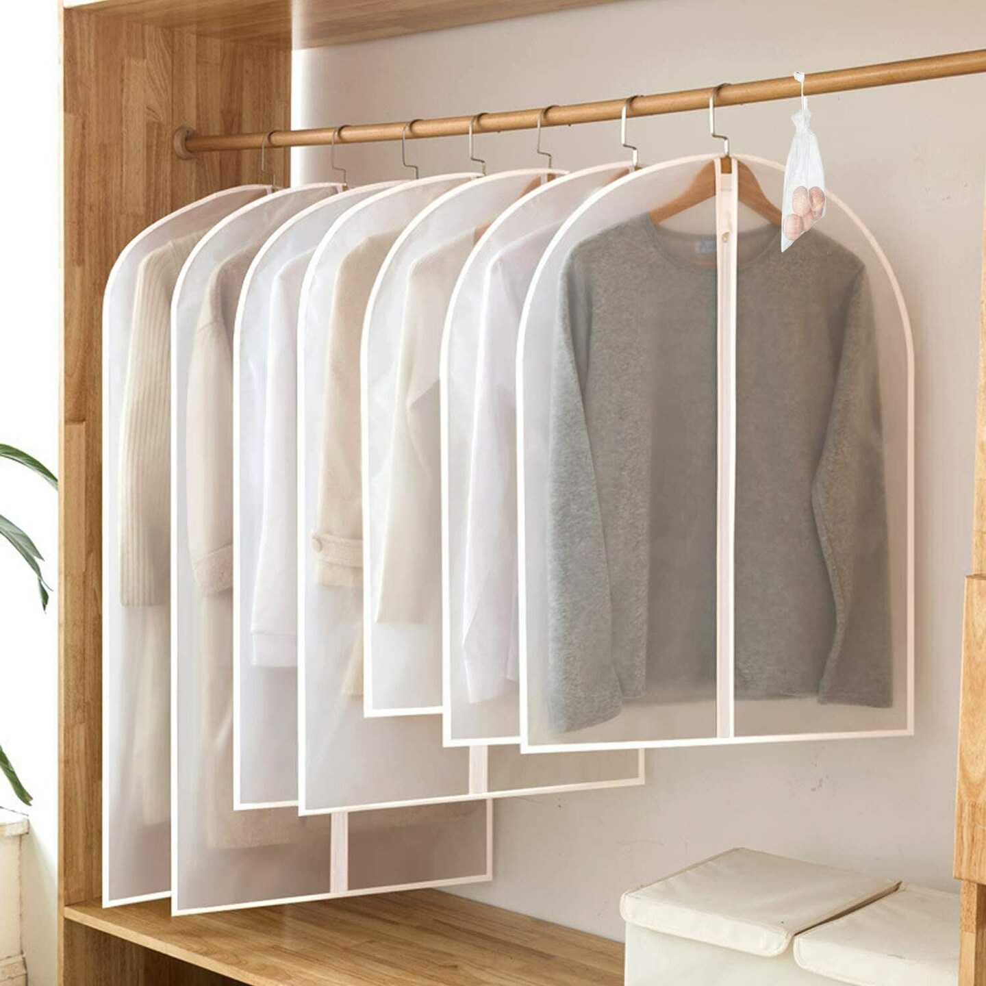 Garment Bag Travel Suit Dress Storage Clear Cover