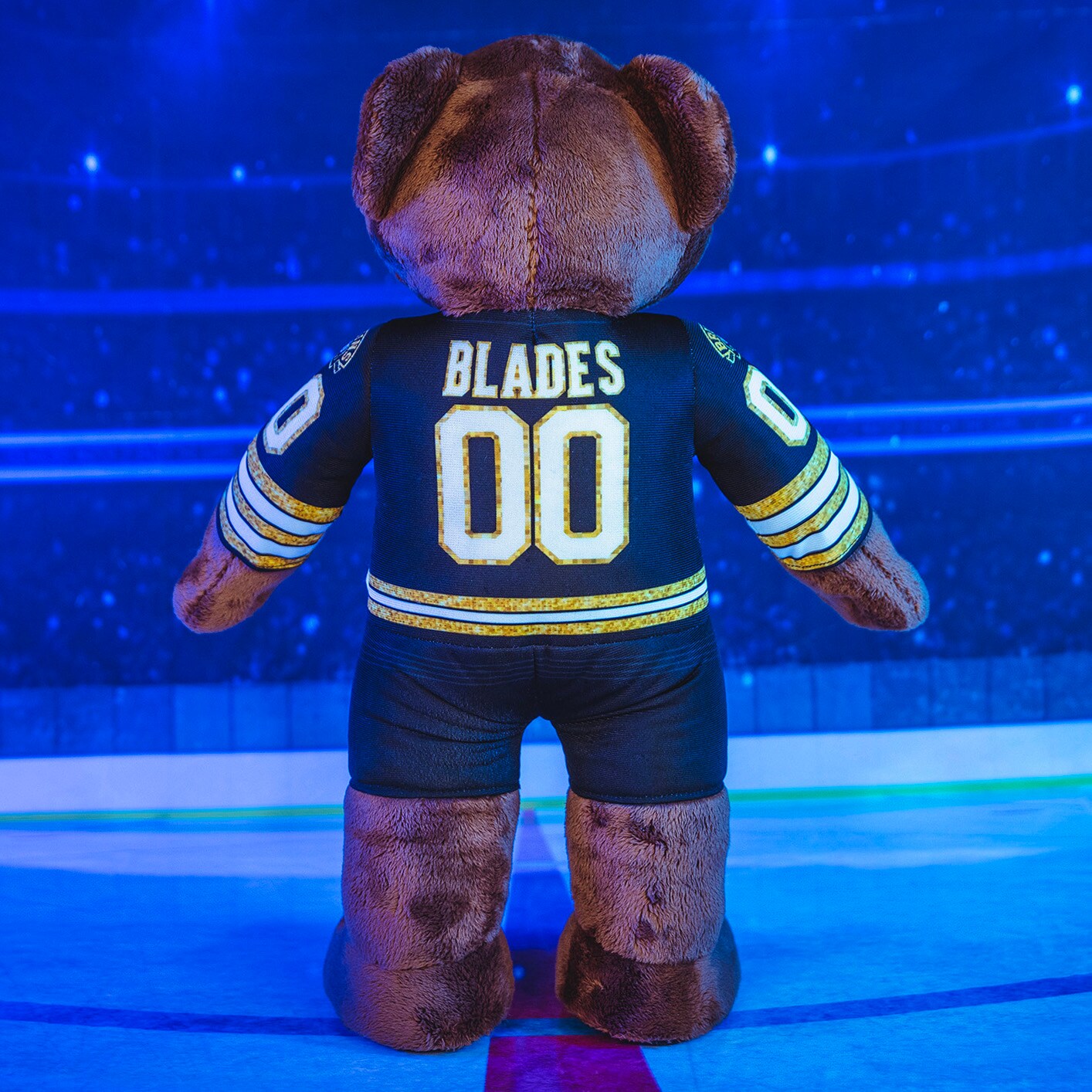 Boston Bruins Blades 100th Anniversary 20" Mascot Jumbo Plush Figure (Black Uniform)