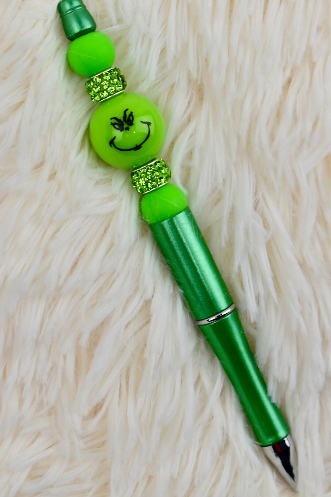 Designer Beaded Pens Green