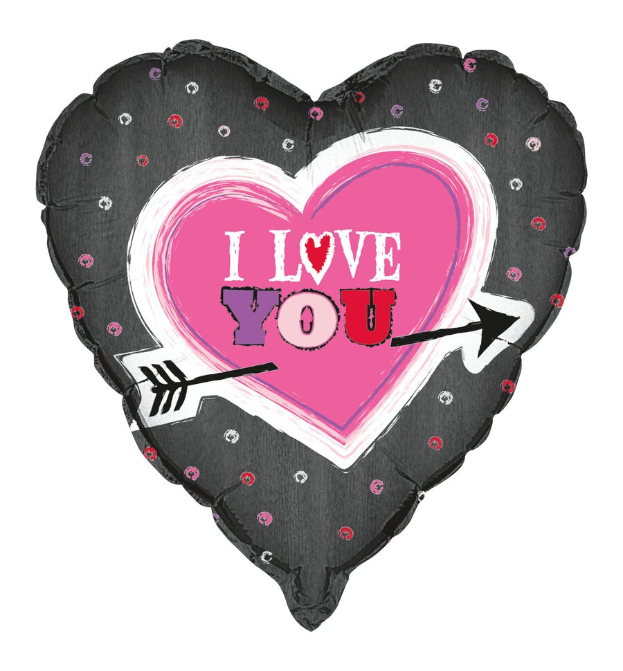 I Love You Arrow Heart 18" Foil Balloon, 1ct. | Michaels