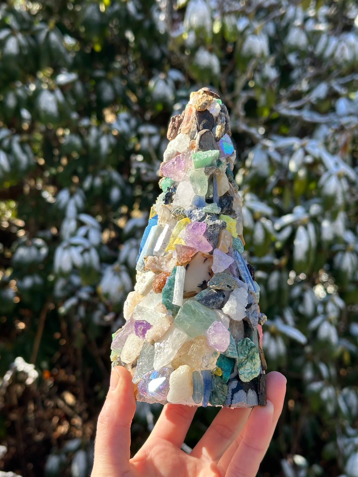 Crystal Crumb Christmas Tree, 7.5