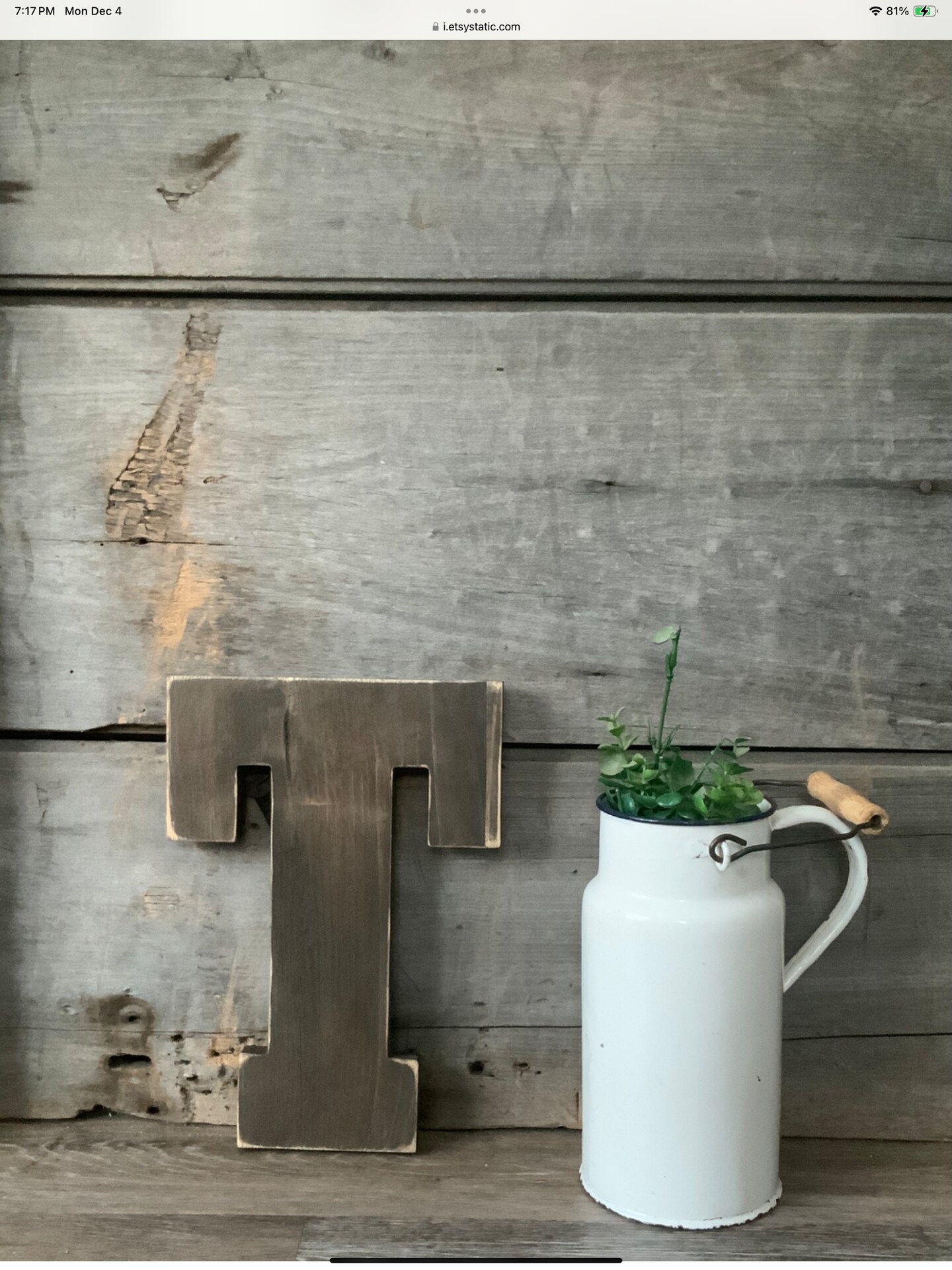 Barn Wood Letters or numbers measuring 12 inches tall, barn wood ...