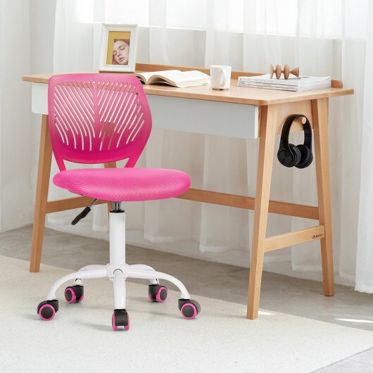 Armless adjustable office discount chair