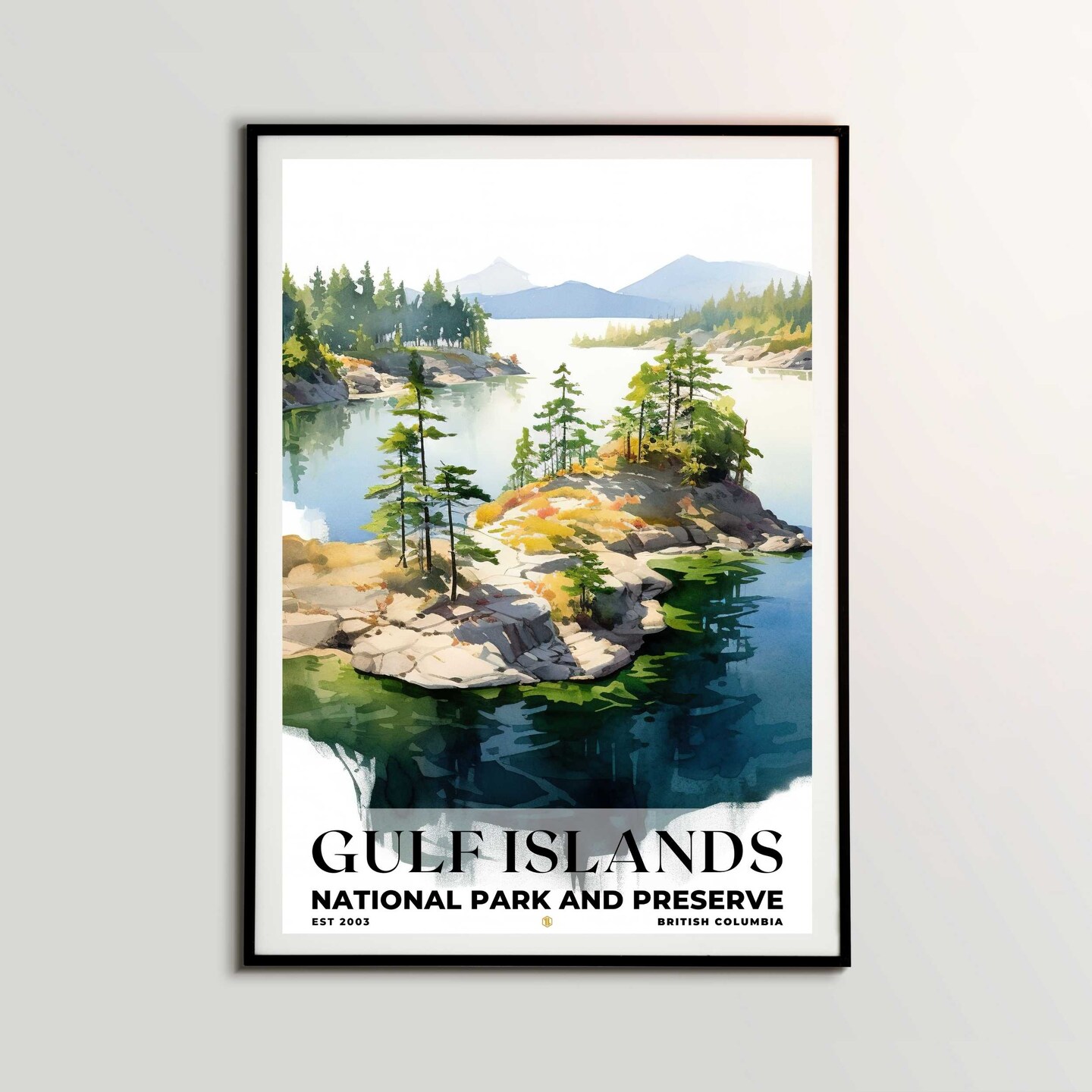 Gulf Islands National Park Reserve Poster, Travel Print, Office Poster ...