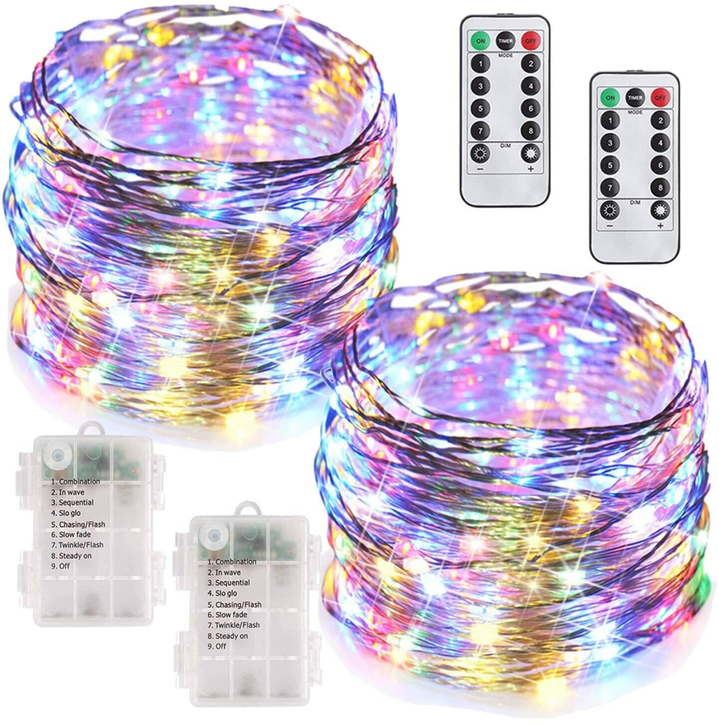 Battery Operated String Lights Waterproof Rope Lights