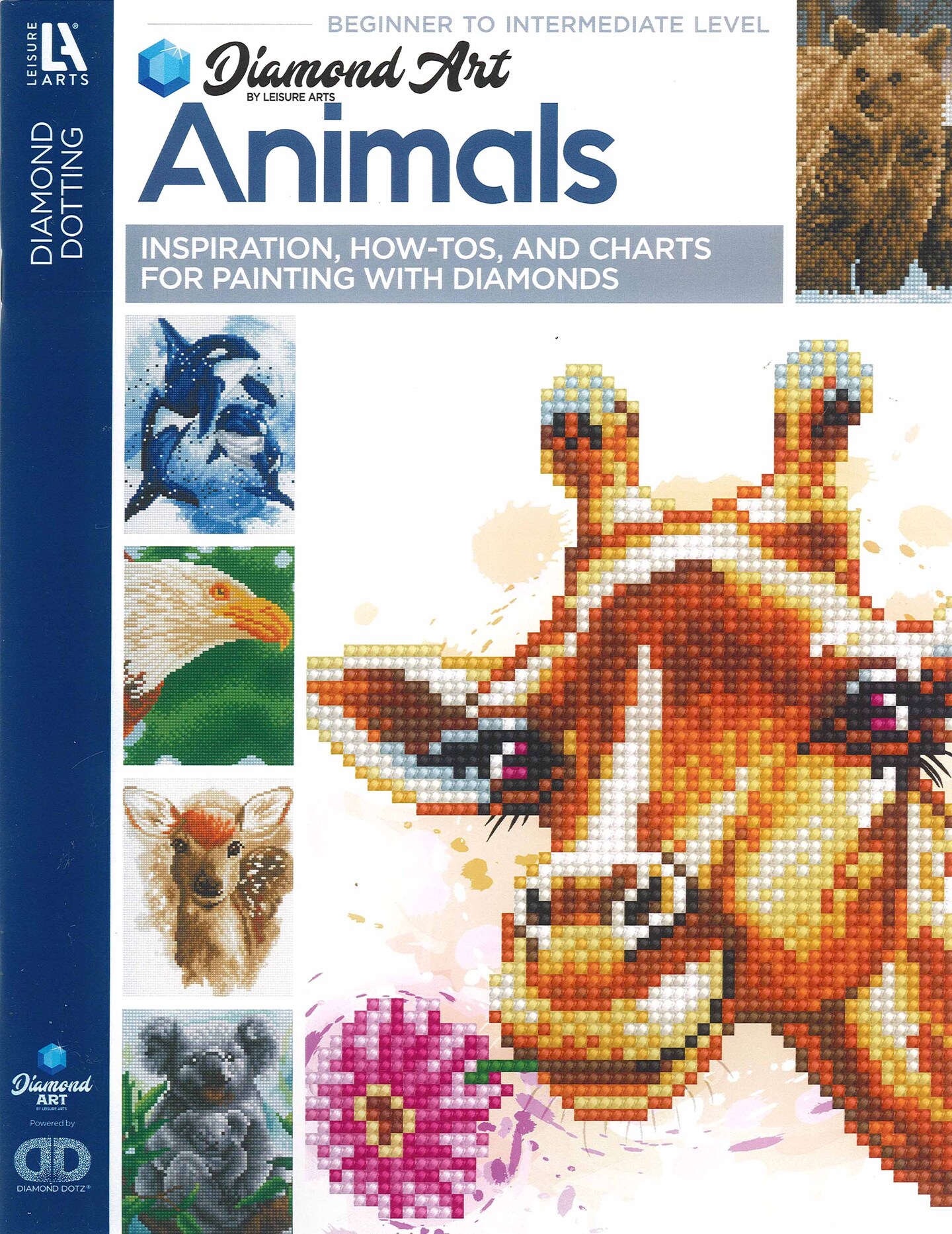 Diamond Art By Leisure Arts Animals Painting Chart And Idea Diamond Dotting Book