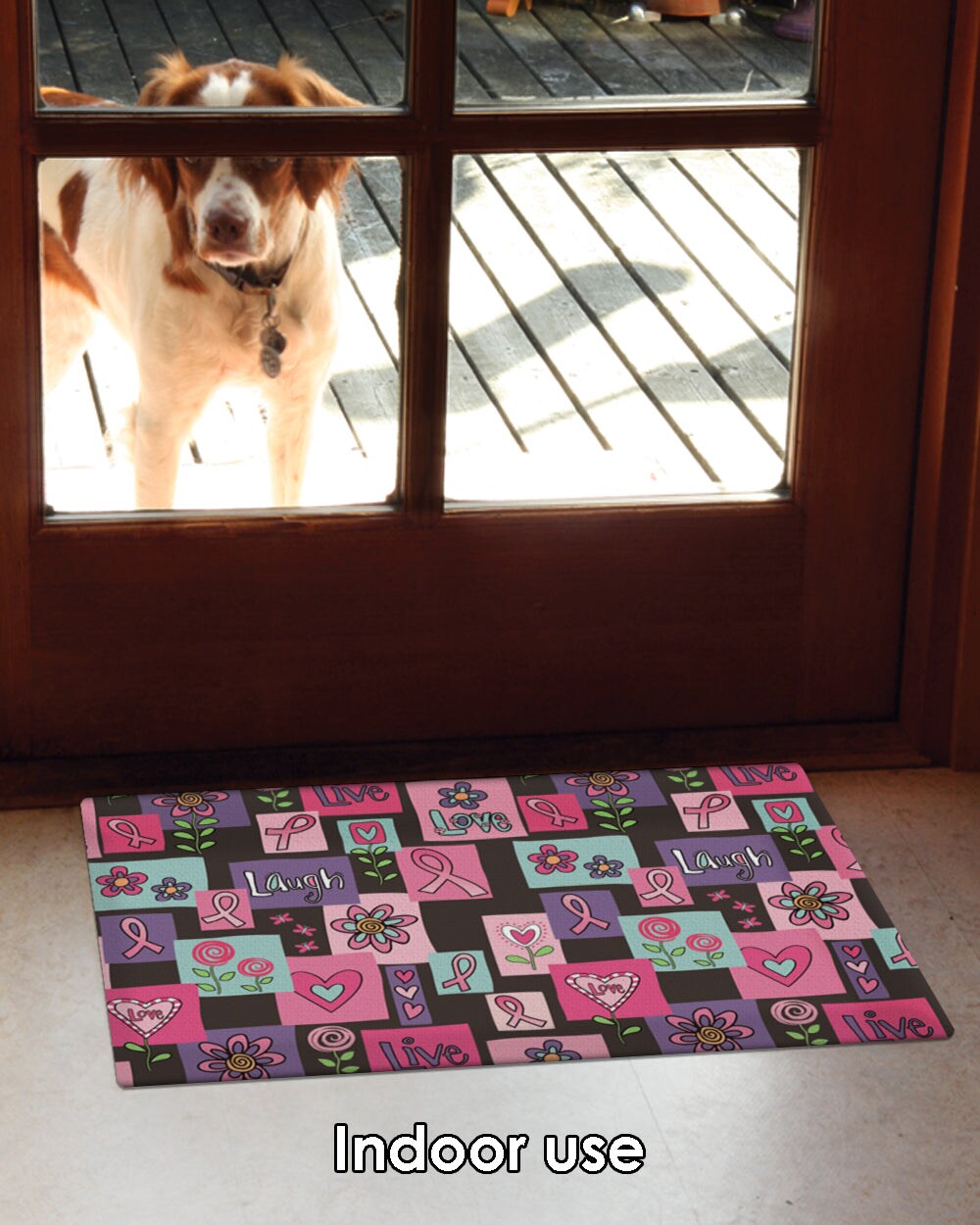 Live Love Laugh Forever Door Mat (18 x 30&#x22;)