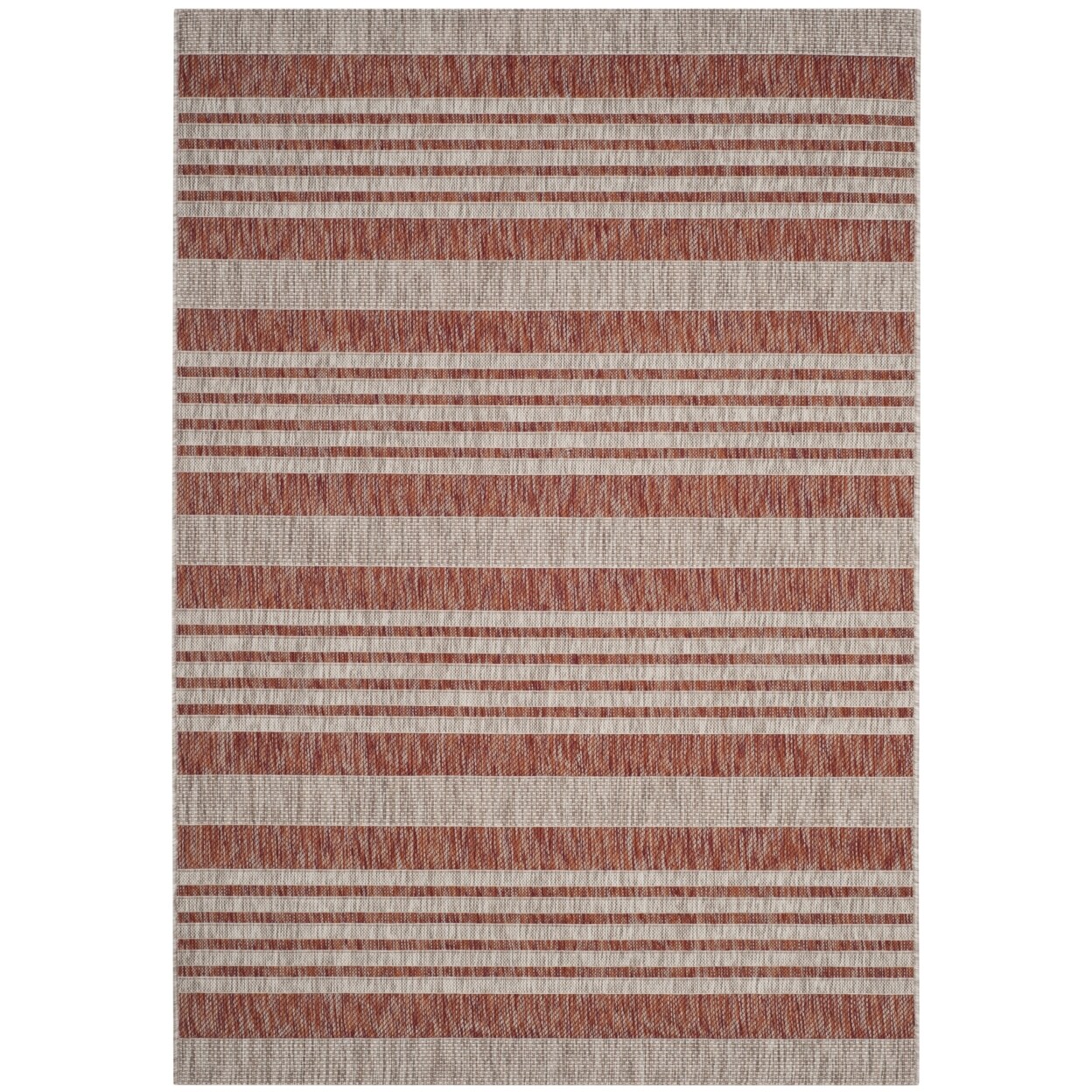 Safavieh   Outdoor CY8062-36521 Courtyard Red / Beige Rug