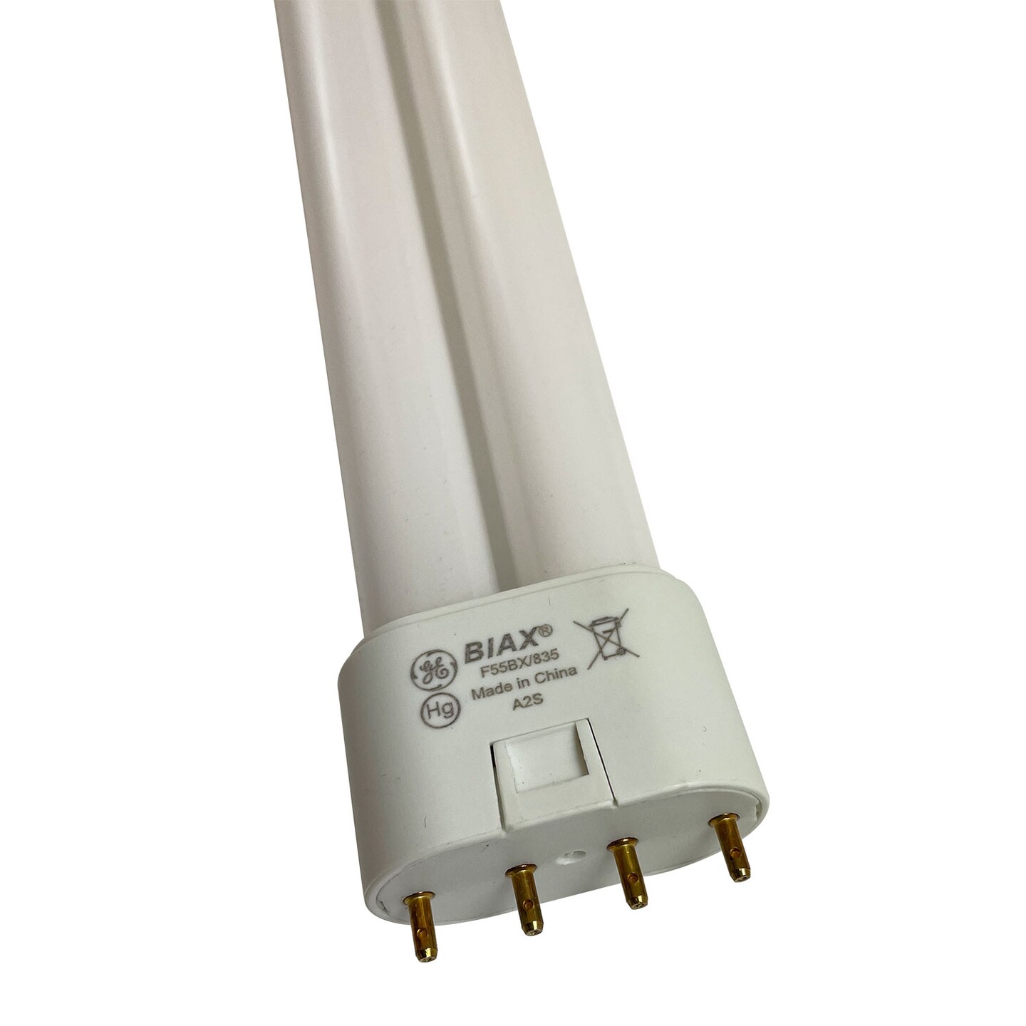 GE 41260 / 31952 - F55BX/835 55W 3500K 2G11 Biax Plug-in Fluorescent Bulb