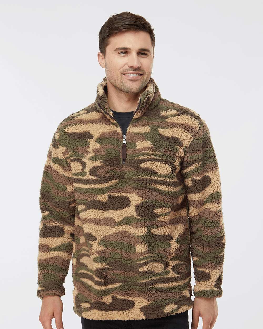 Cozy sherpa quarter discount zip