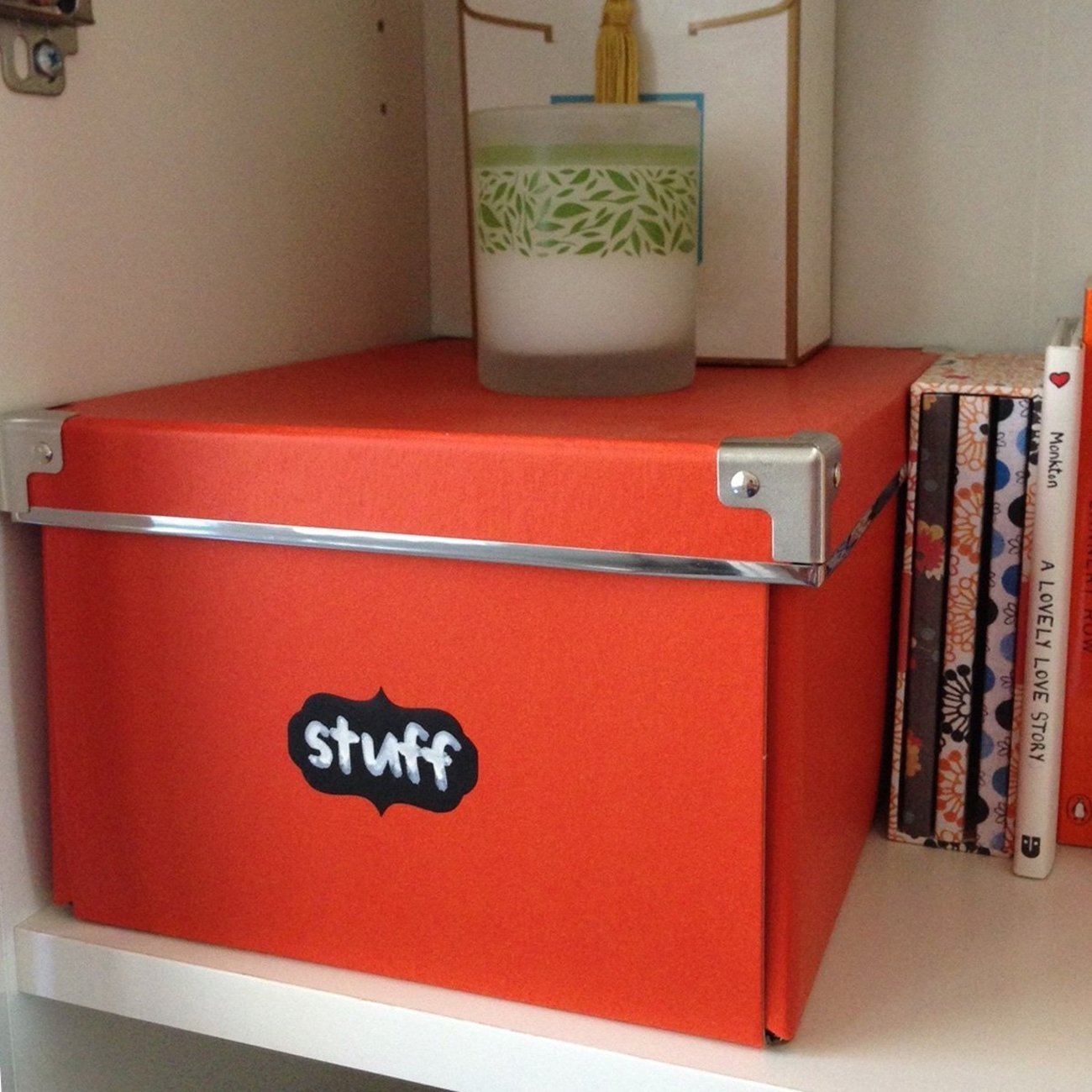 Wrapables Set of 32 Chalkboard Labels / Chalkboard Stickers, 2 " x 1.25 "