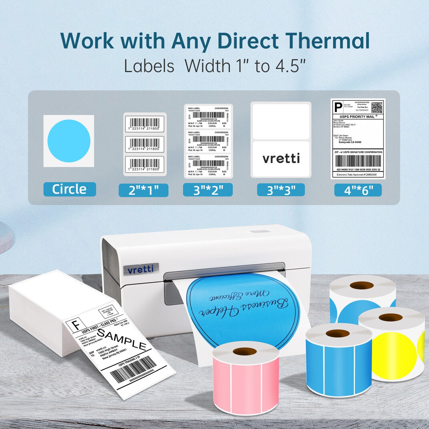 Desktop 4x6 USB Shipping Label Printer