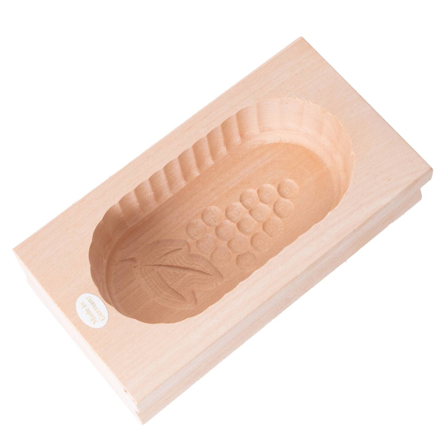 Hand Carved Wooden Rectangular Butter Molds Assorted Patterns Small 4 Oz