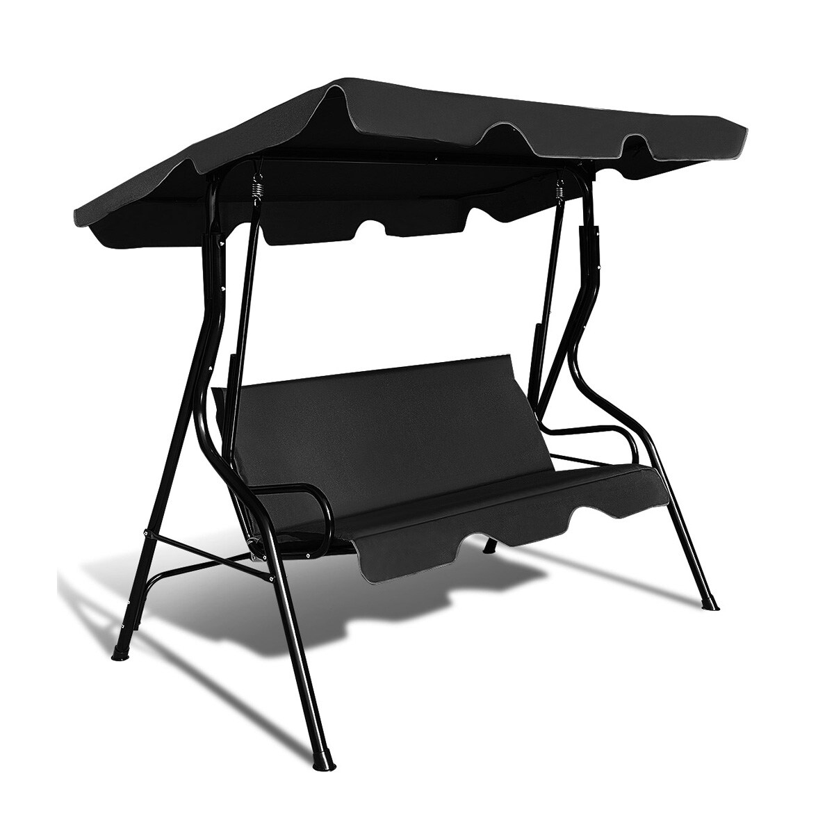 3 Seats Patio Canopy Swing