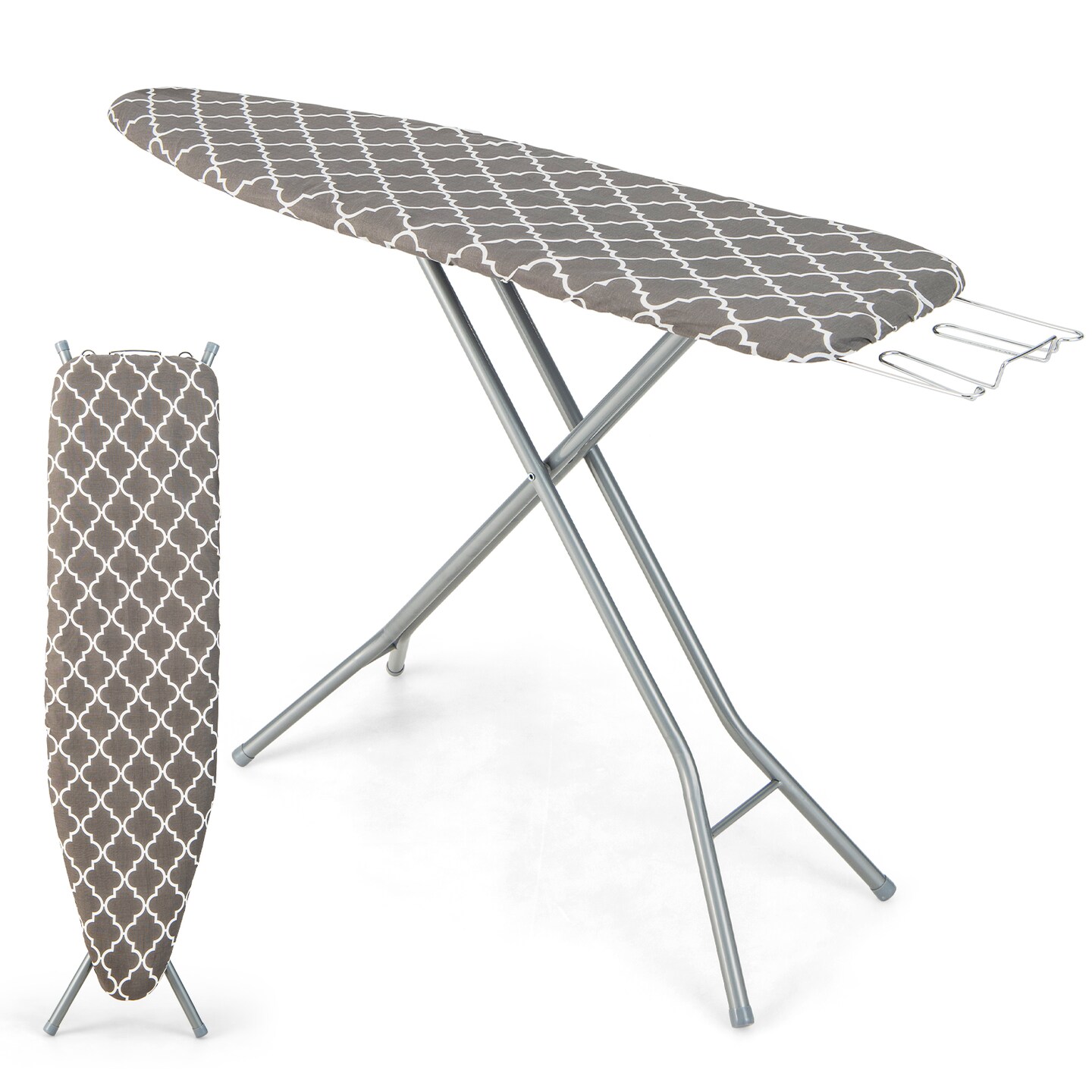 Foldable Ironing Board with Iron Rest