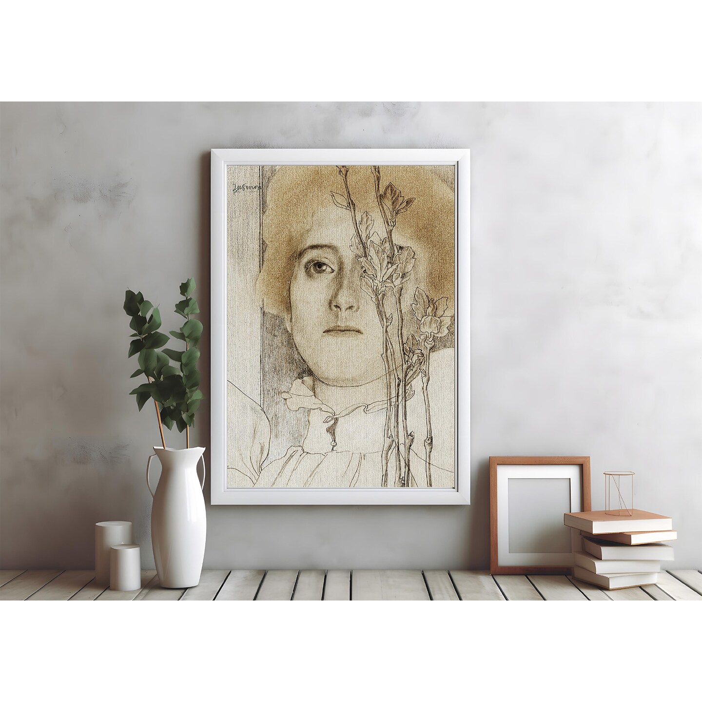 Classic Portrait Wall Art. 8 x 12, 11 x 17 or 16 x 24. Fine Art or  Canvas Texture Print Paper. Ready to Frame. Frame Not Includ
