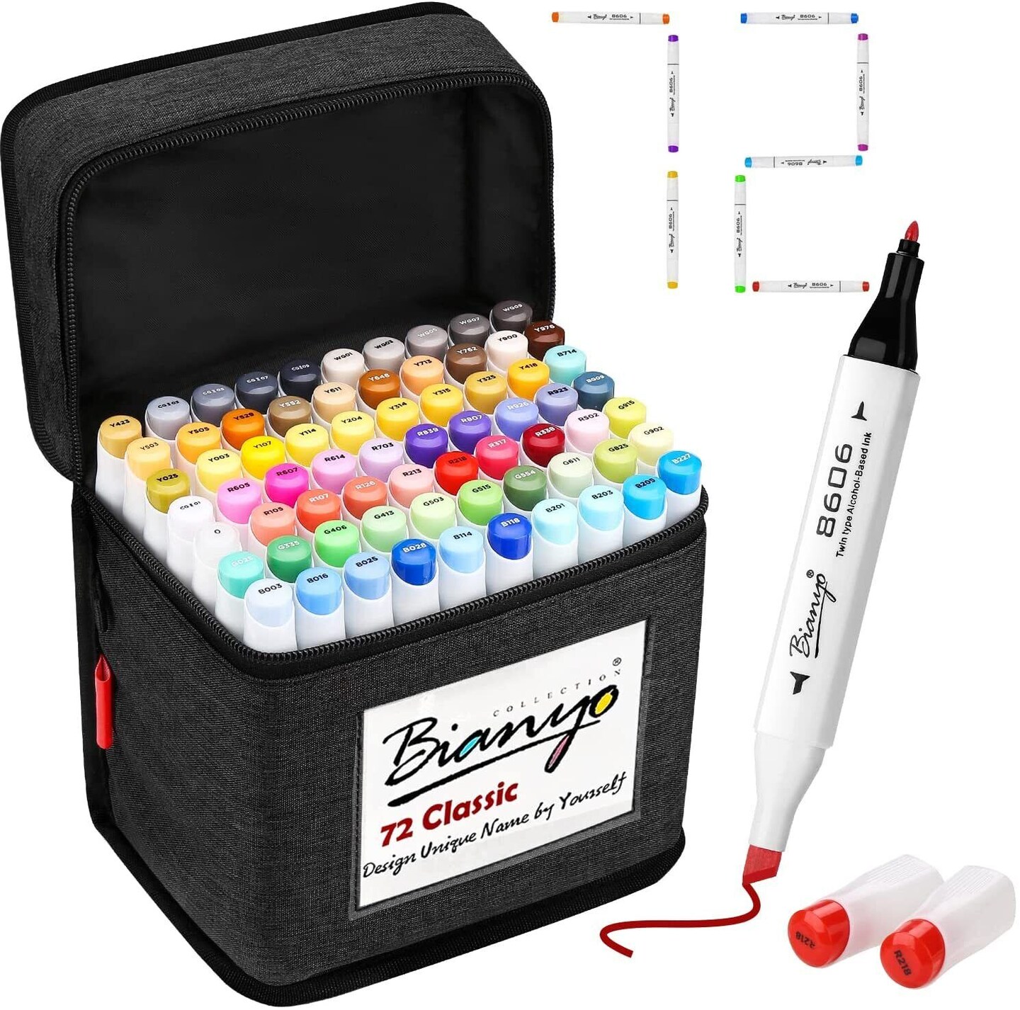 Artfinity Sketch Marker Sets - Vibrant, Professional, Dye-Based Alcohol  Markers for Artists, Students, Drawing, Travel, & More!