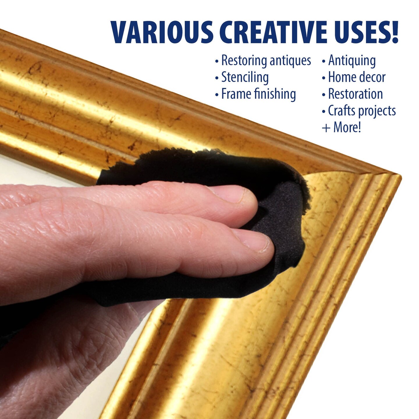 AMACO Rub &#x27;n Buff Wax Metallic Finish, 0.5-Fluid Ounce