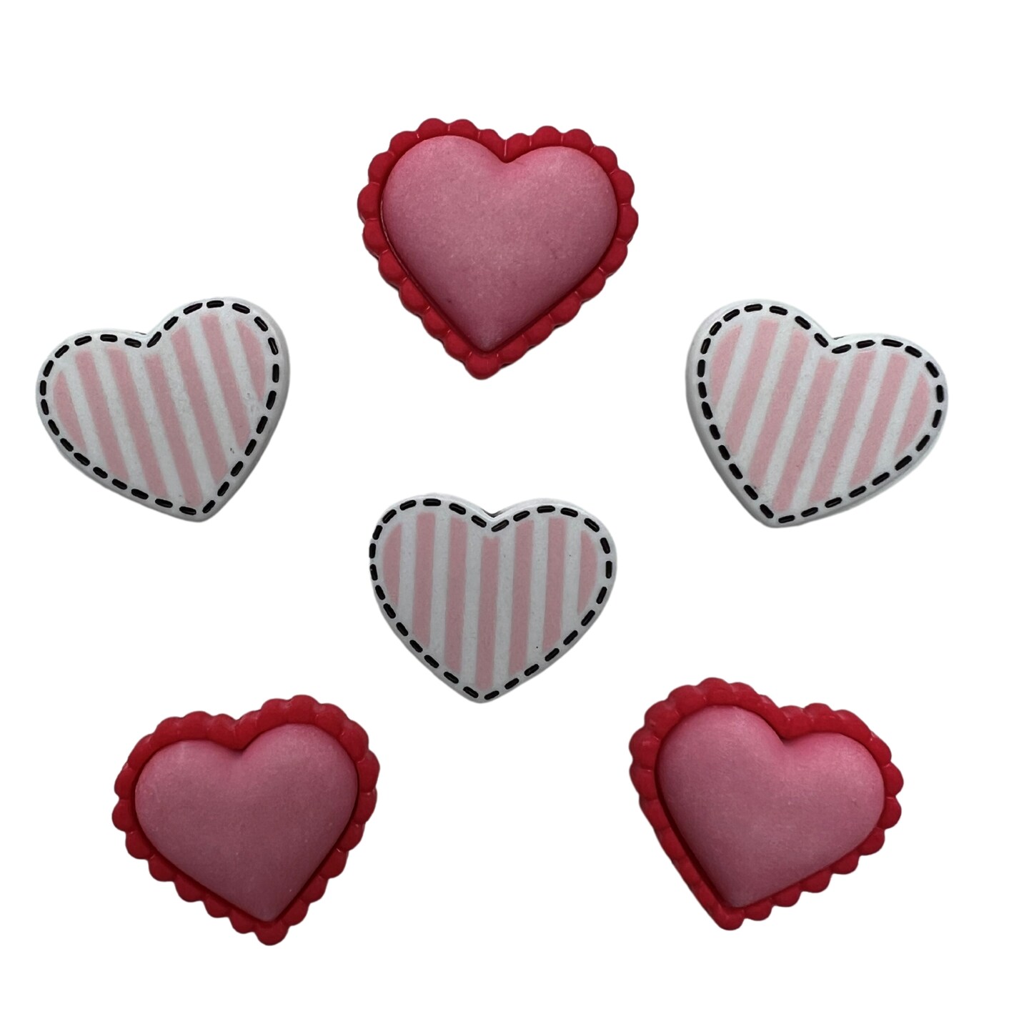 Buttons Galore and More Craft & Sewing Buttons - With Love- 18 Buttons