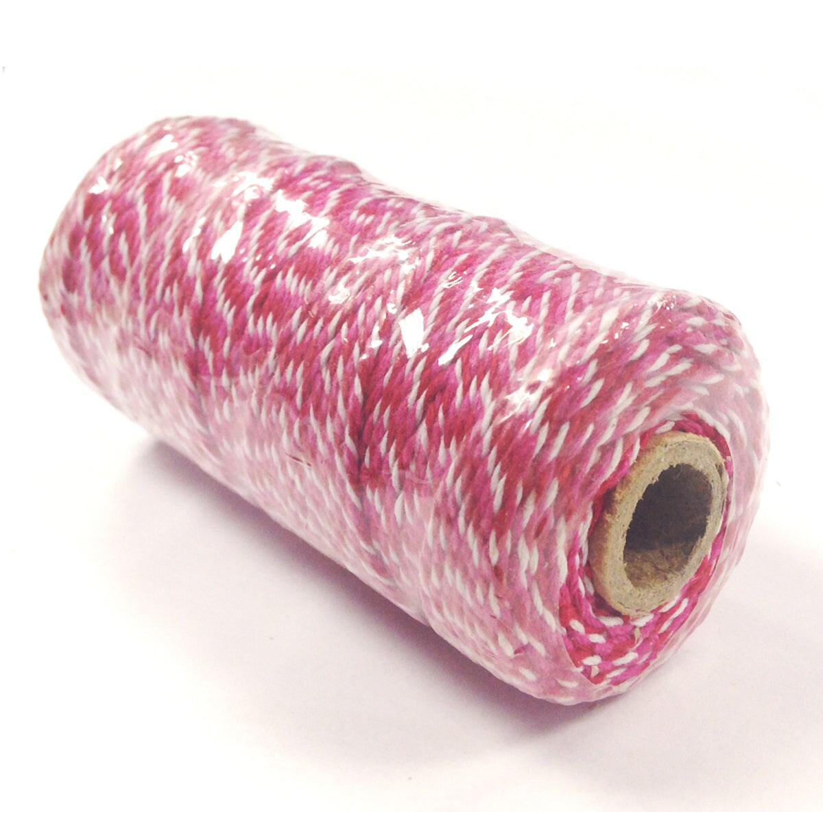 Wrapables Cotton Baker&#x27;s Twine 12ply 110 Yard, Red and Hot Pink
