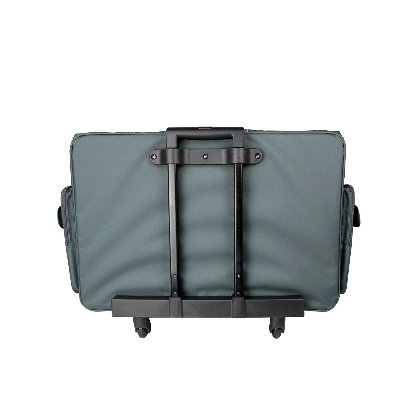 XXL Deluxe Rolling Sewing Machine Case, Grey Quilted