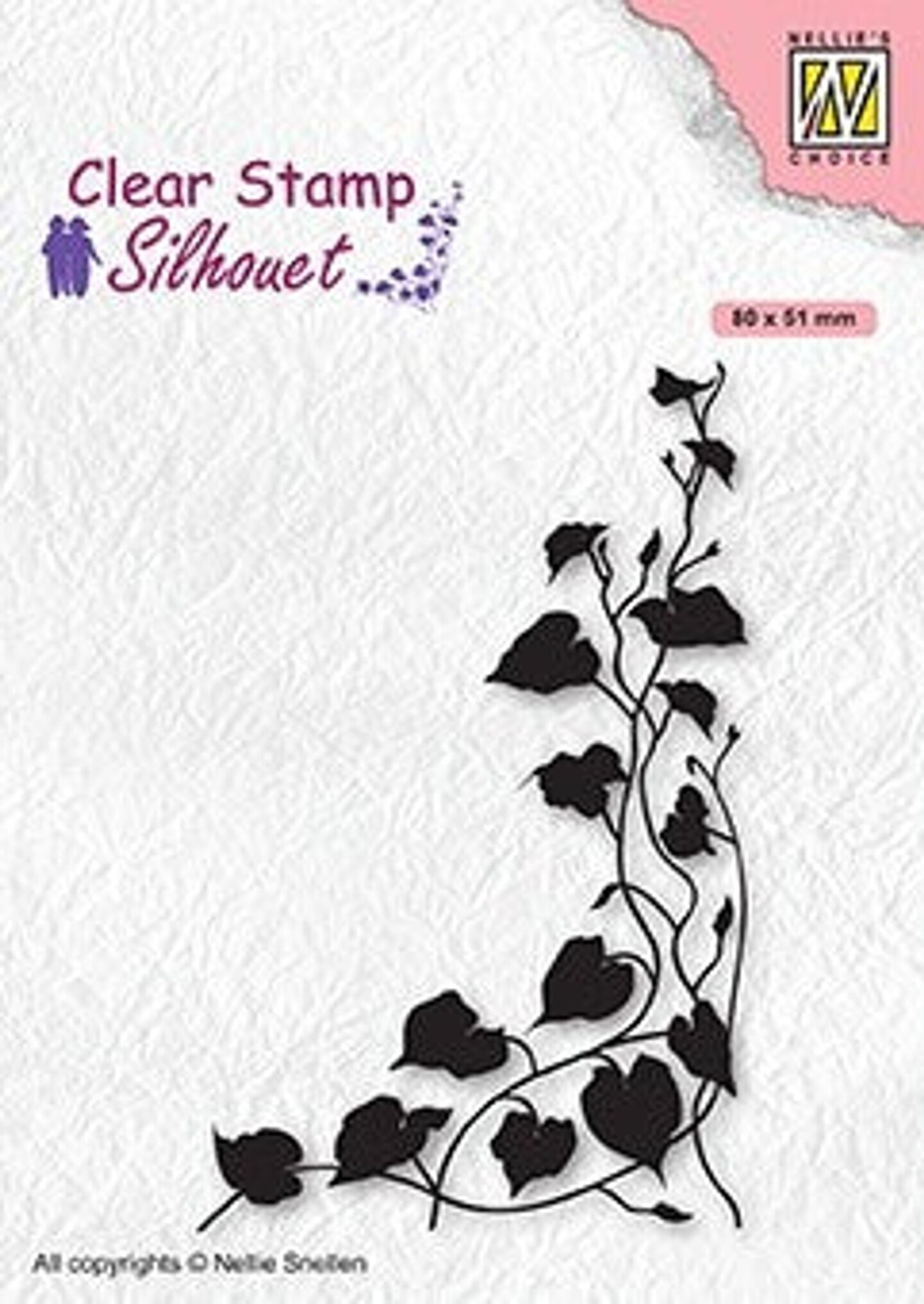 Nellie&#x27;s Choice Clear Stamp Silhouette  Ivy