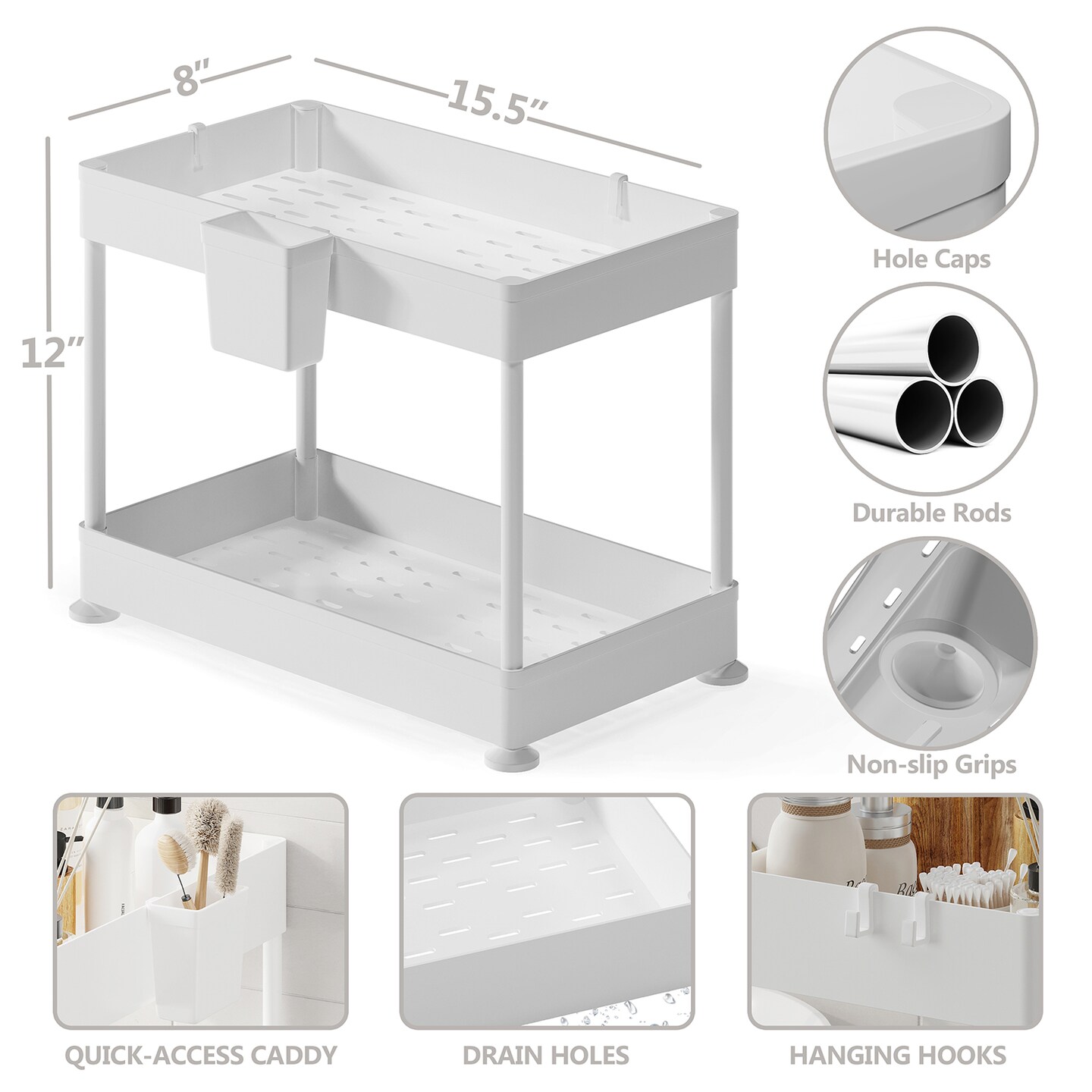 StorageBud Under Sink Organizers