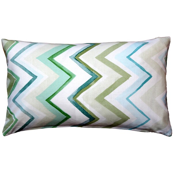 Pillow Decor Pacifico Stripes Green Throw Pillow 12X20 Michaels