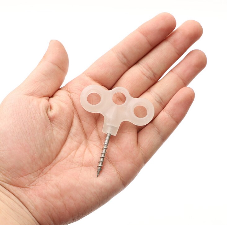 Kitcheniva 10 pcs Luminous Camping Deck Nail Three Eye Screw