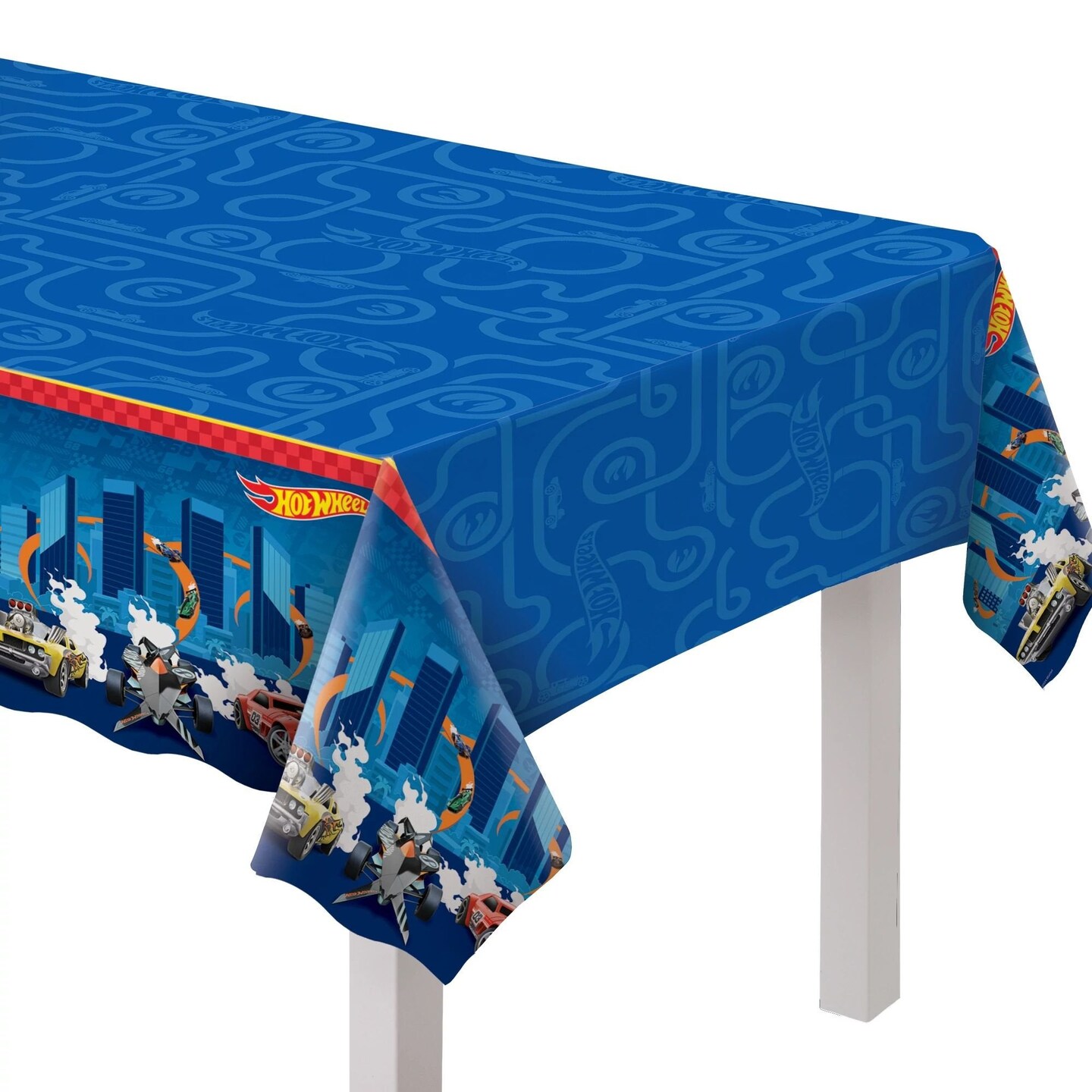 Hot Wheels Plastic Table Cover 54 x 96