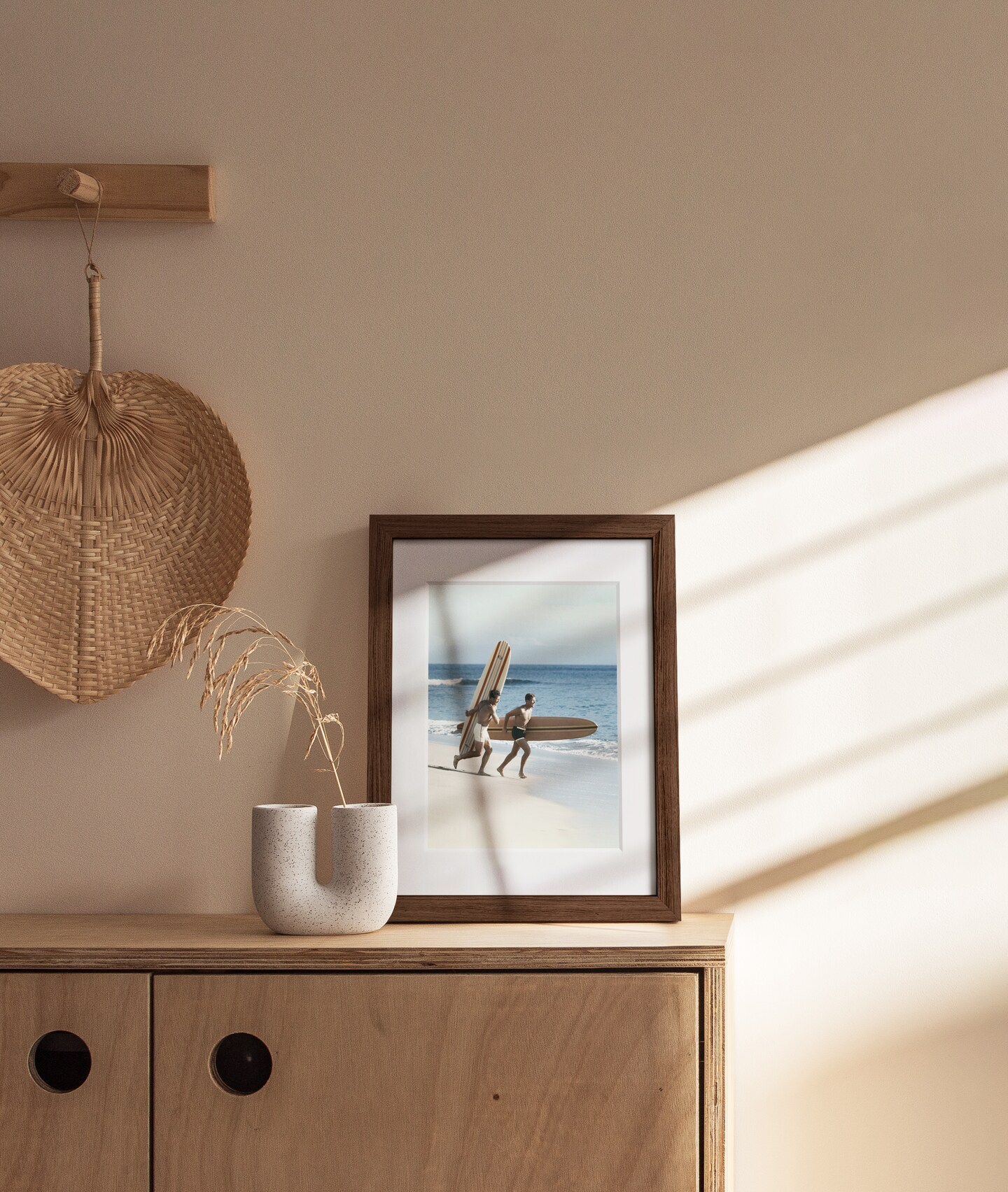 Haus and Hues Oak Wood Picture Frames Matted with Real Glass