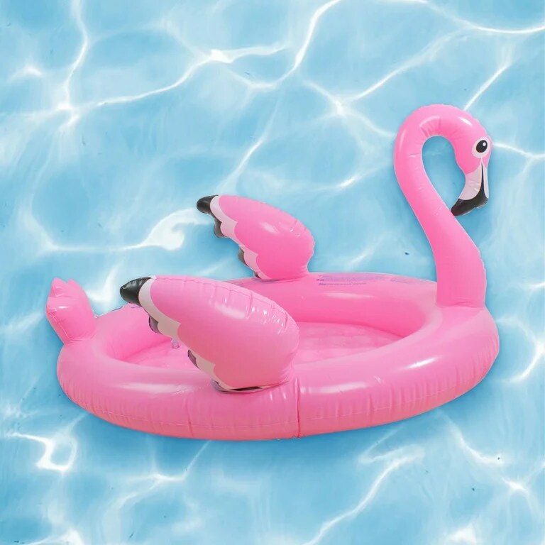 42.5&#x22; Inflatable Pink Flamingo Children&#x27;s Swimming Pool