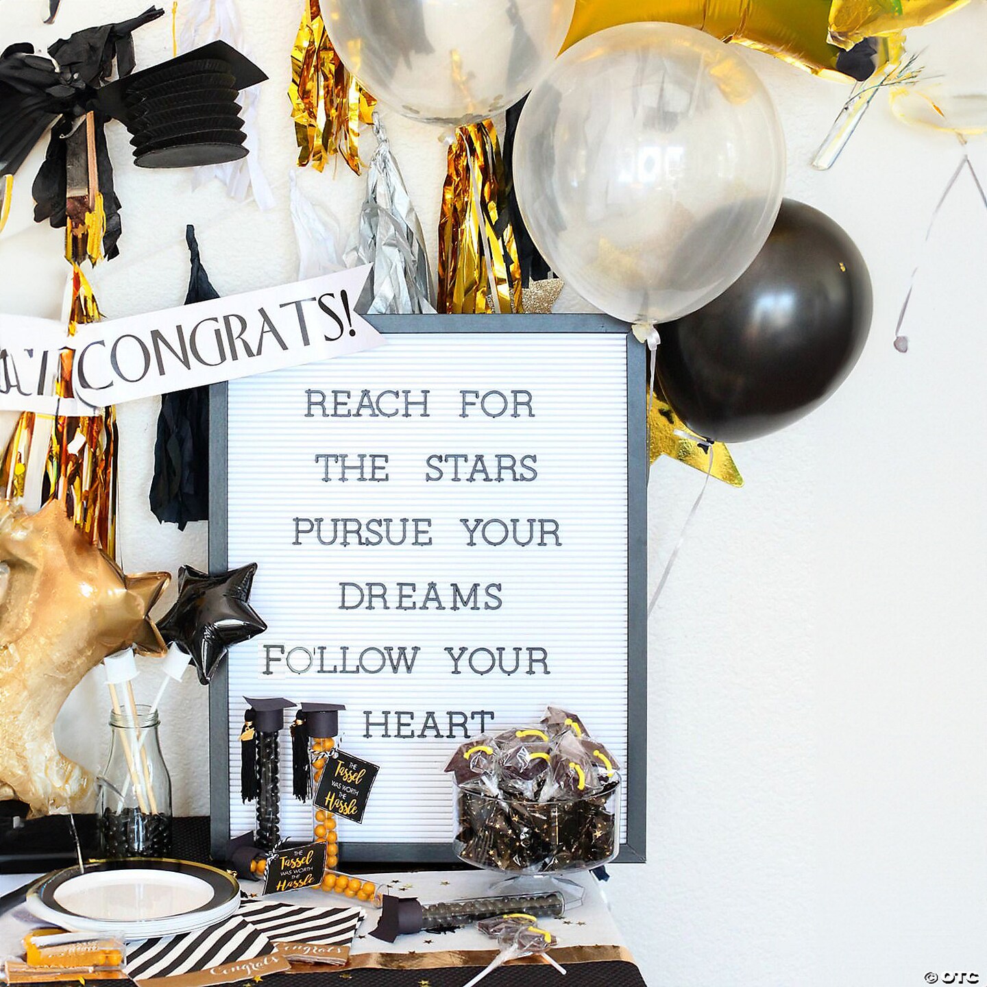 Graduation Black Tassel Nylon Keychains with Hat Charm | MINA®