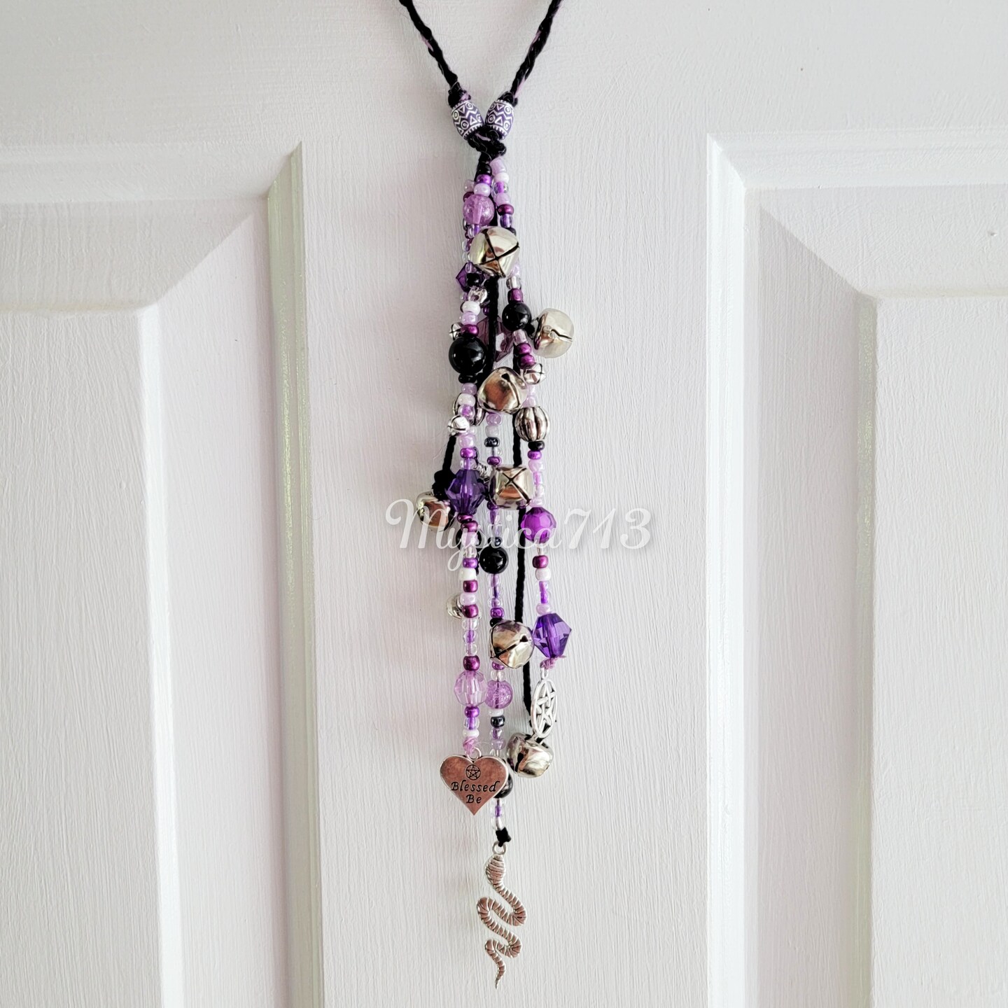 Witches Bells With Coloured Beads 