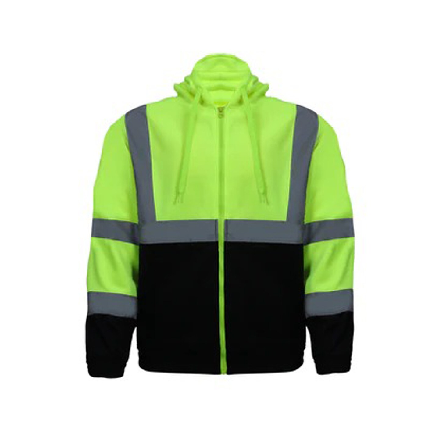 Full Zip Reflective Fleece Hoodie | RADYAN&#xAE;
