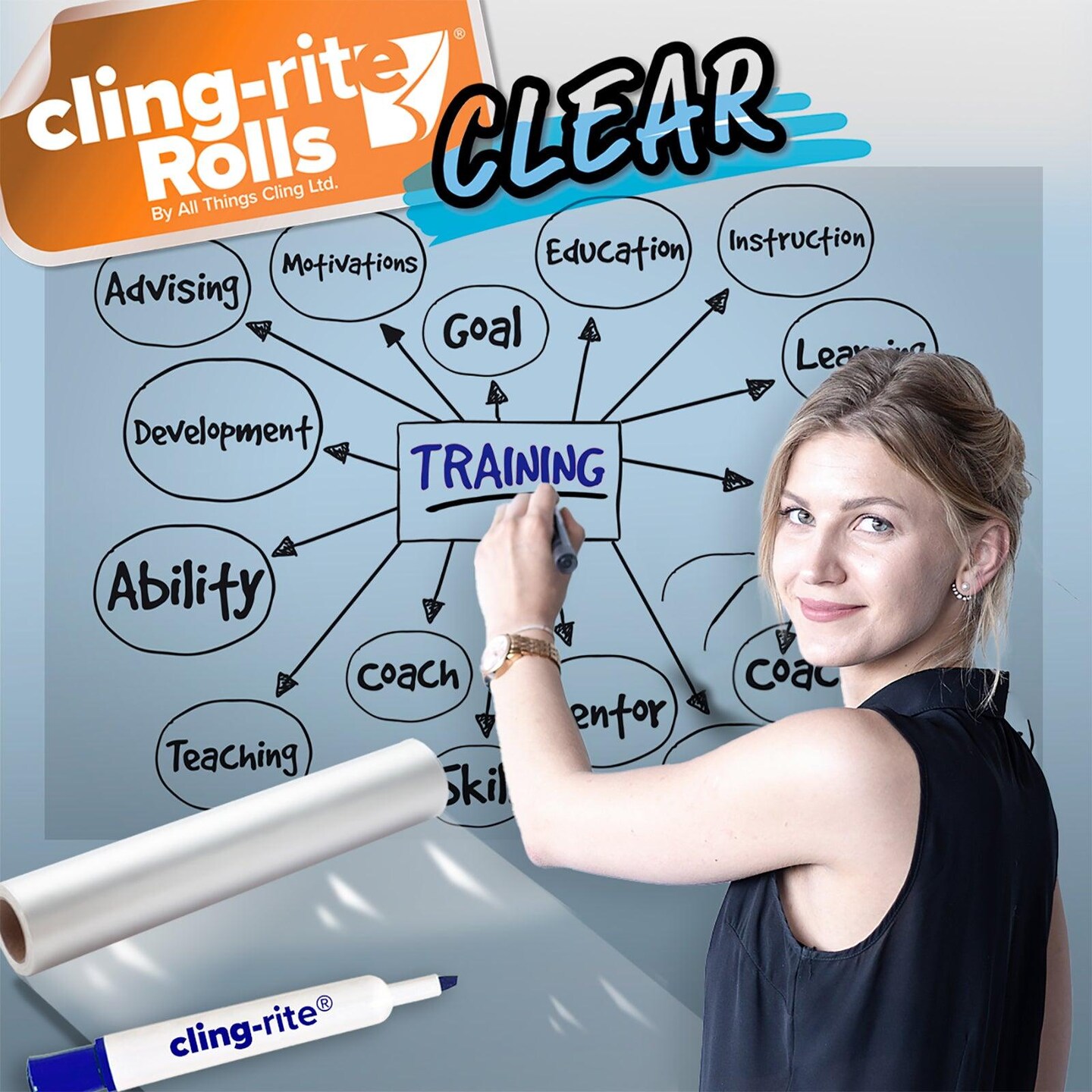 Clear Cling-rite&#xAE;