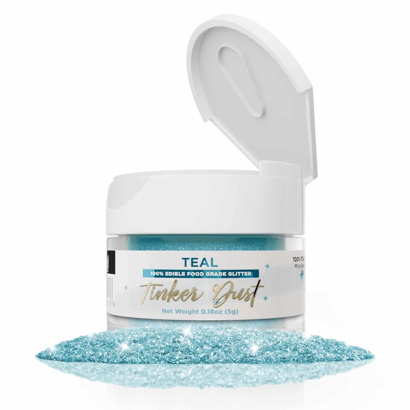 Teal Edible Glitter | Tinker Dust&#xAE; 5 Grams