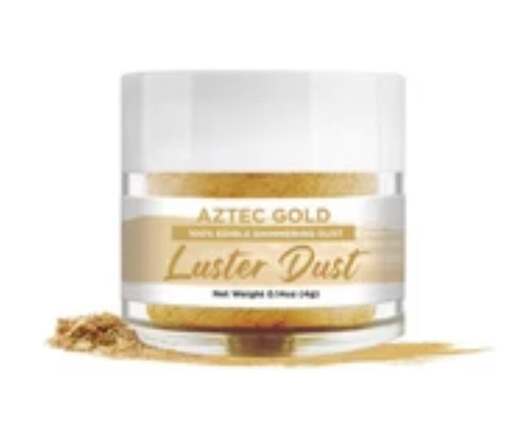 Bakell Luster Dust Food Safe Edible Glitter 4g Bottle (select your color)