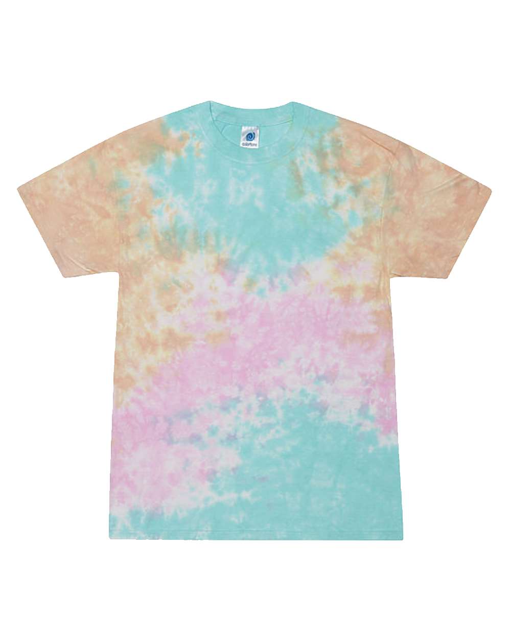 Colortone&#xAE; Multi-Color Tie-Dyed T-Shirt