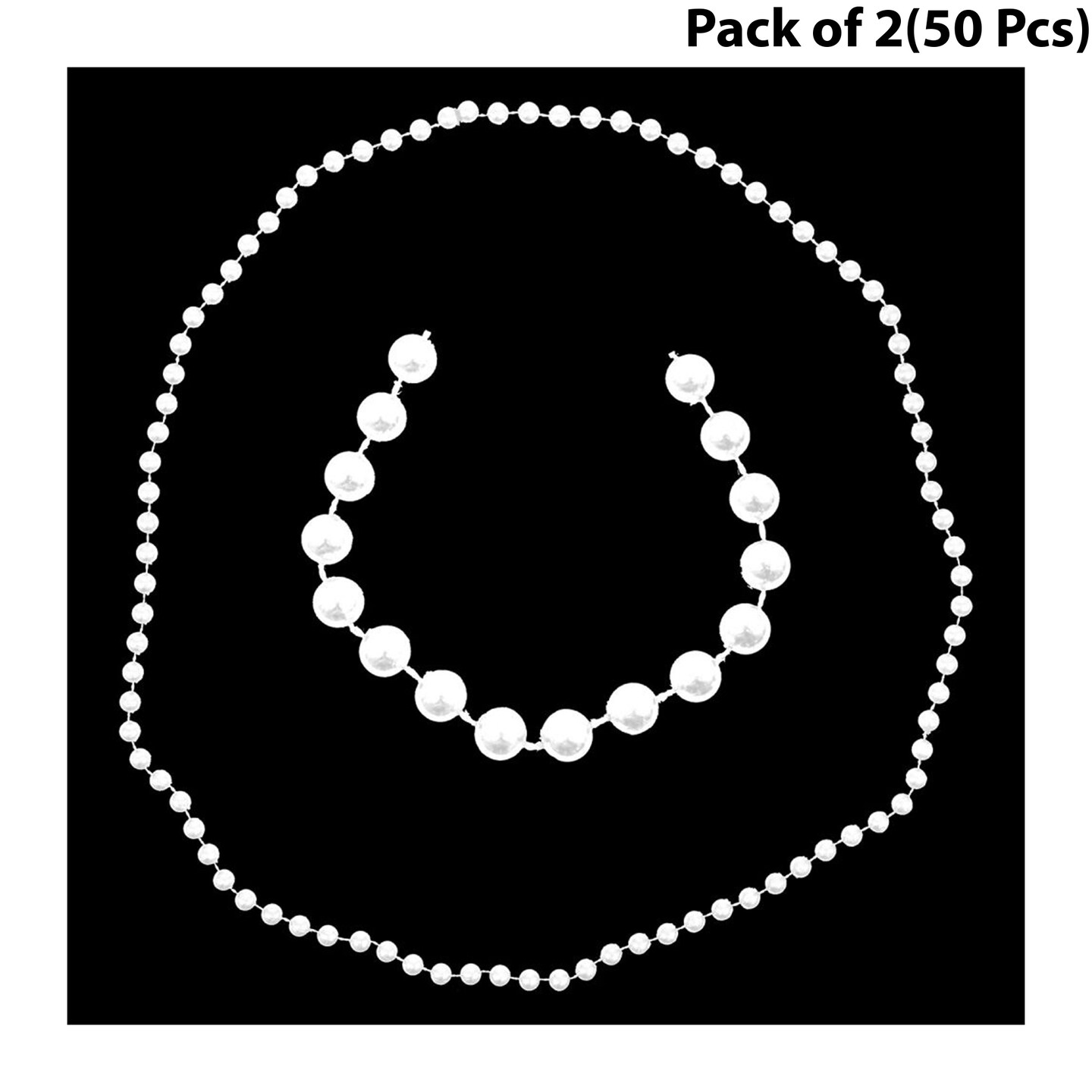 Round Bead Necklaces 5mm ball beads on 31 inch necklace | handmade bead necklaces | MINA&#xAE;