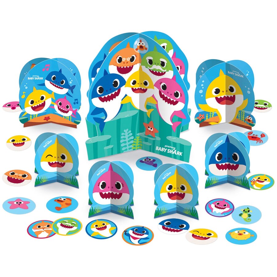 Baby Shark Table Centerpiece Kit