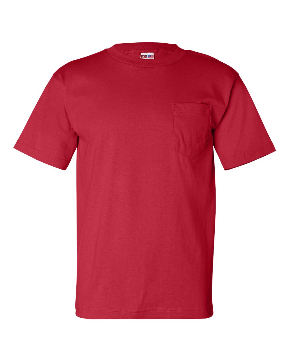 Premium Power Pocket T-Shirt | 6.1 oz. 100% Cotton Fabrication Pocket 