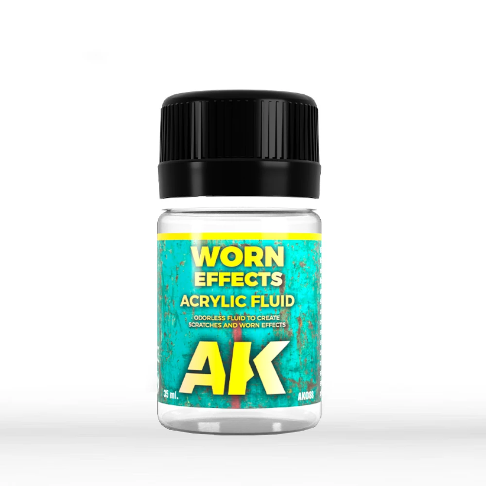 AK Interactive: Worn Effects Acrylic Fluid (35ml Bottle)