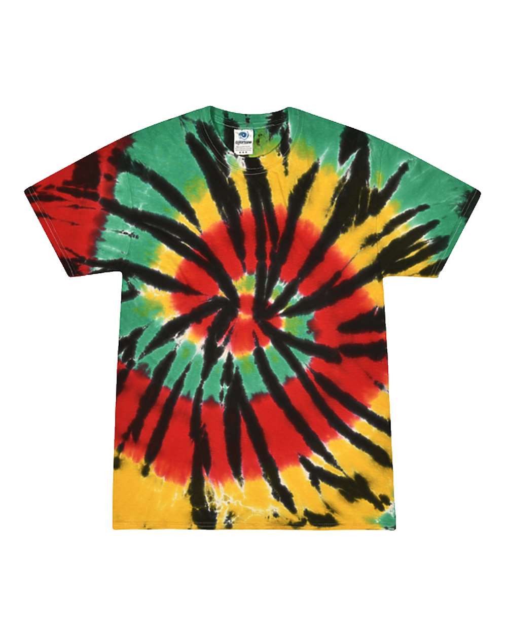 Colortone&#xAE; Multi-Color Tie-Dyed T-Shirt