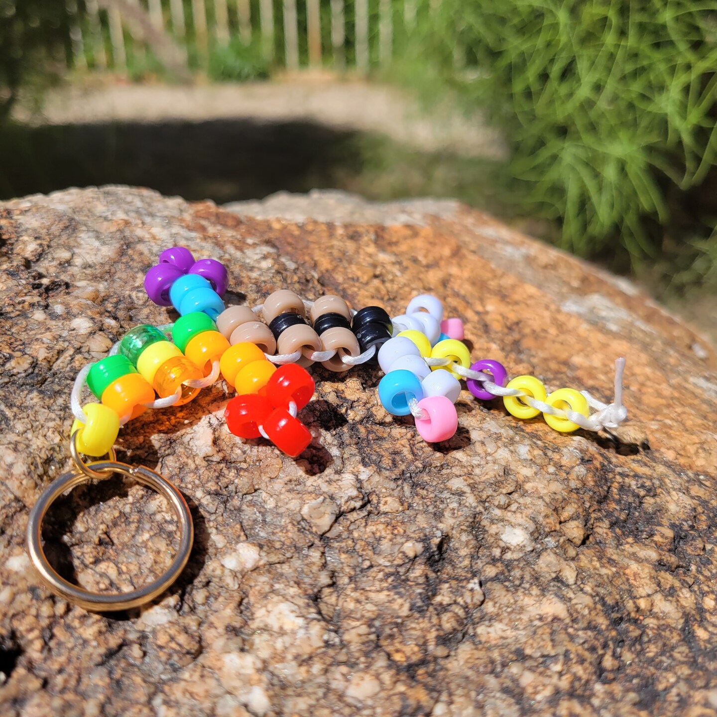 HOT Pony Bead Letter Bead Keychain 90s Style Pony Bead Lizard