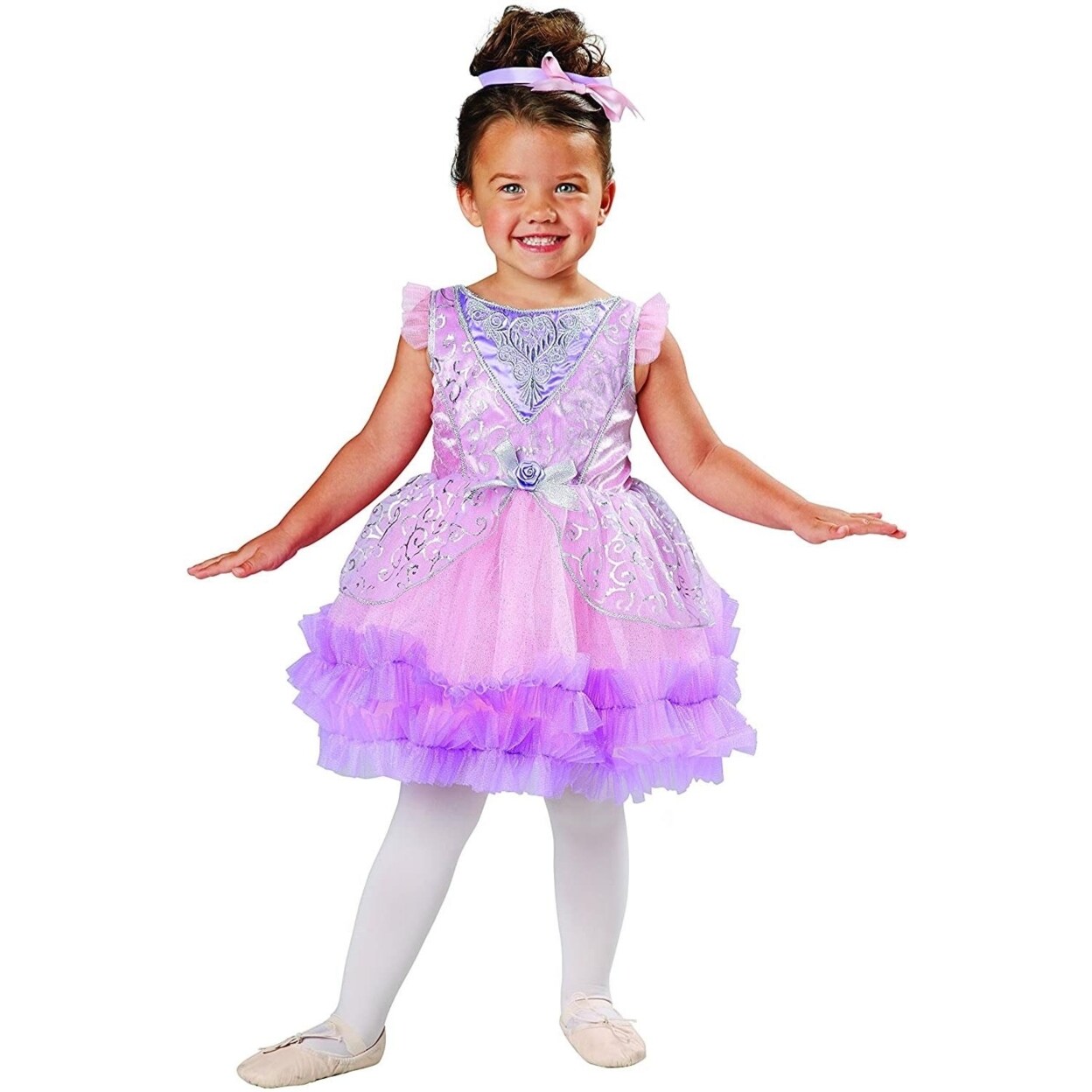 Seasons Ballerina Princess Dress Costume Pink Ruffle Toddler 2-4T Size