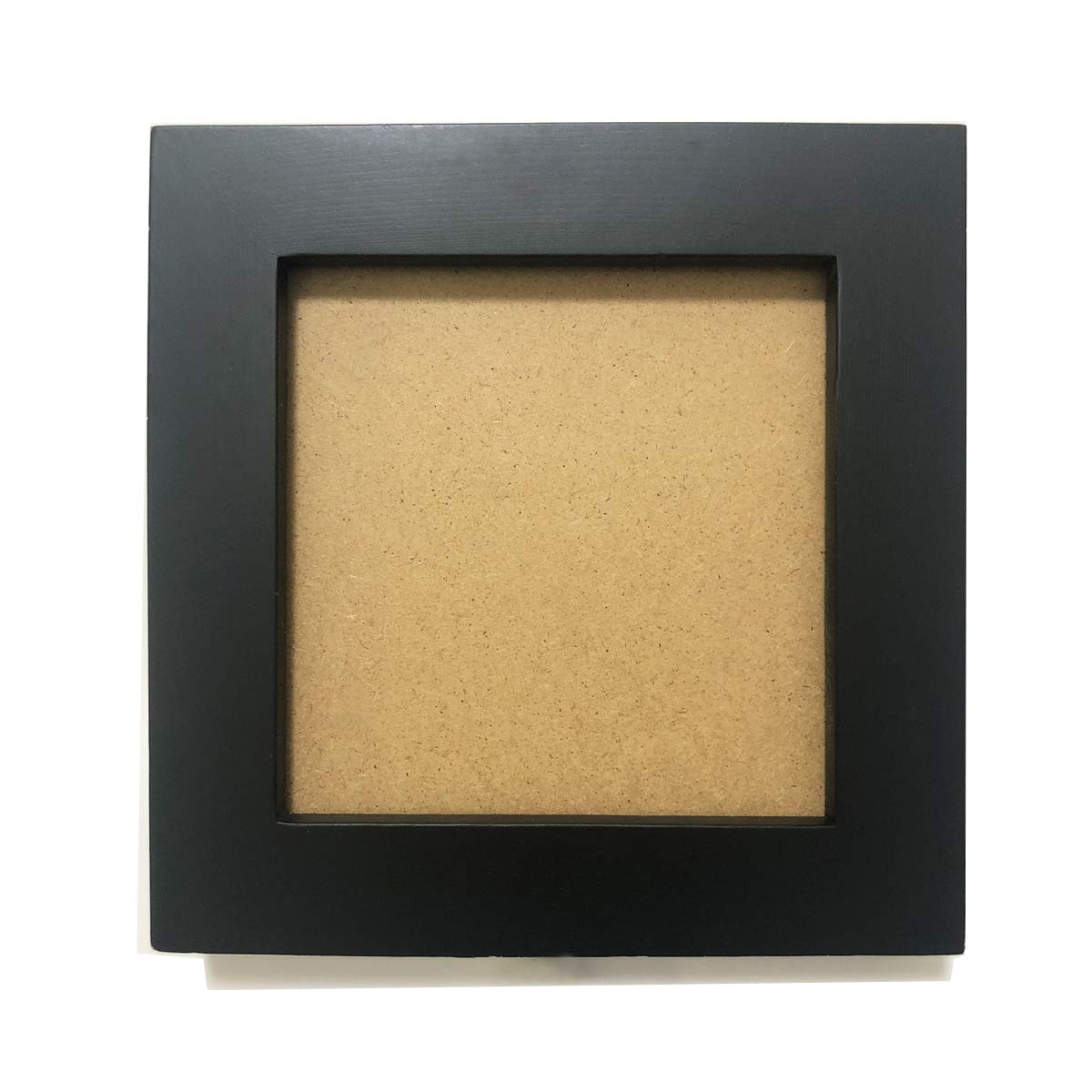 4x4 Picture Frames Black Square. Solid Wood Frame, Real Glass Panel.On the Table, the Wall.