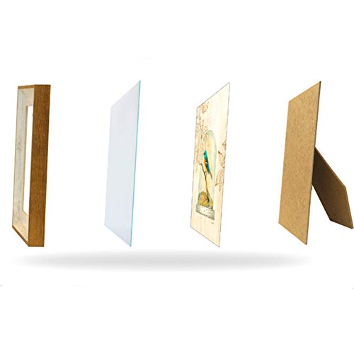 8x12 Picture Frames White(Cream Color) .Front opening 7 3/4x11 1/8 inch. Imitation Wood Grain..Plastic Panel Not Glass.Table Top Display and Wall Mounting.Carton Packaging.
