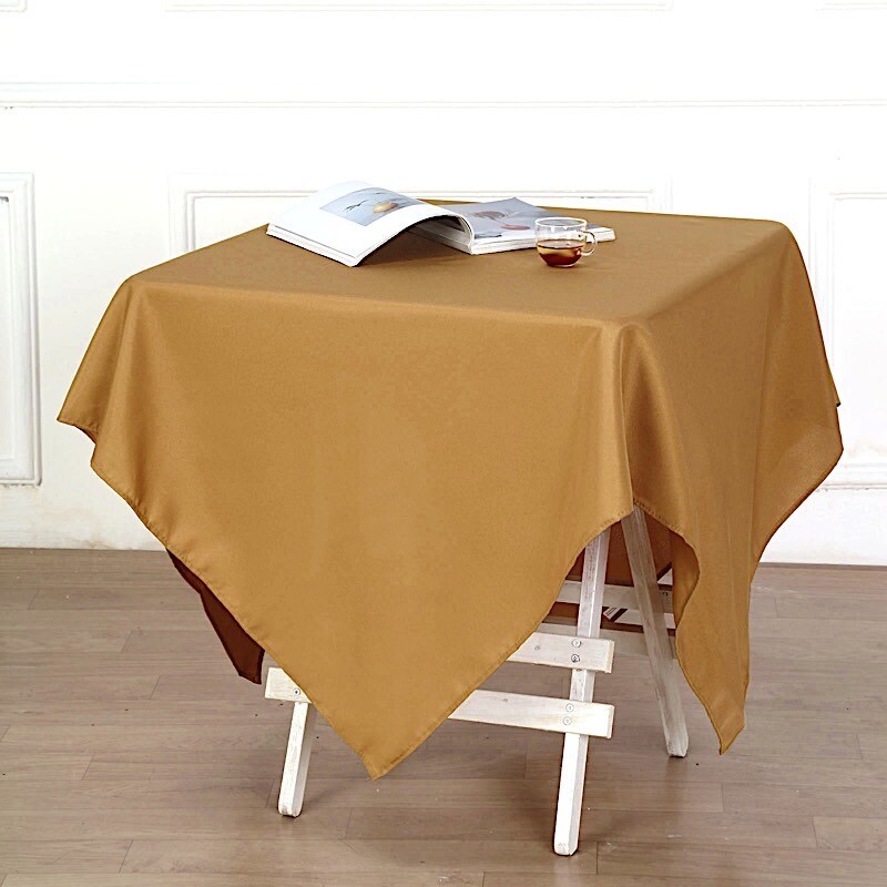 10Pcs Polyester Tablecloth 54 X 54 Inch
