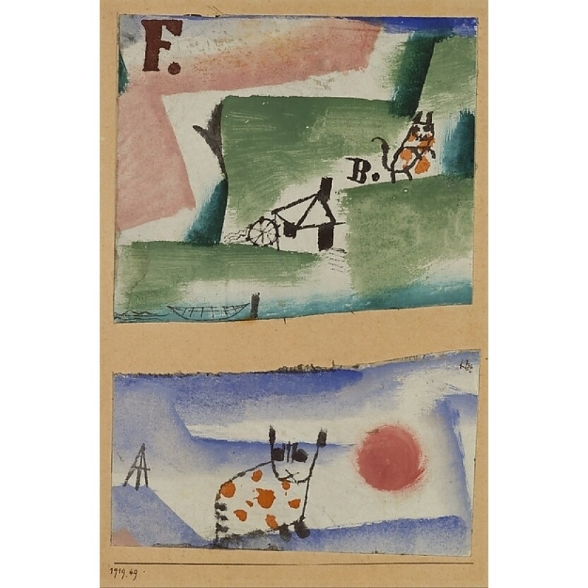 Tomcats Turf Poster Print By Paul Klee (18 X 24)